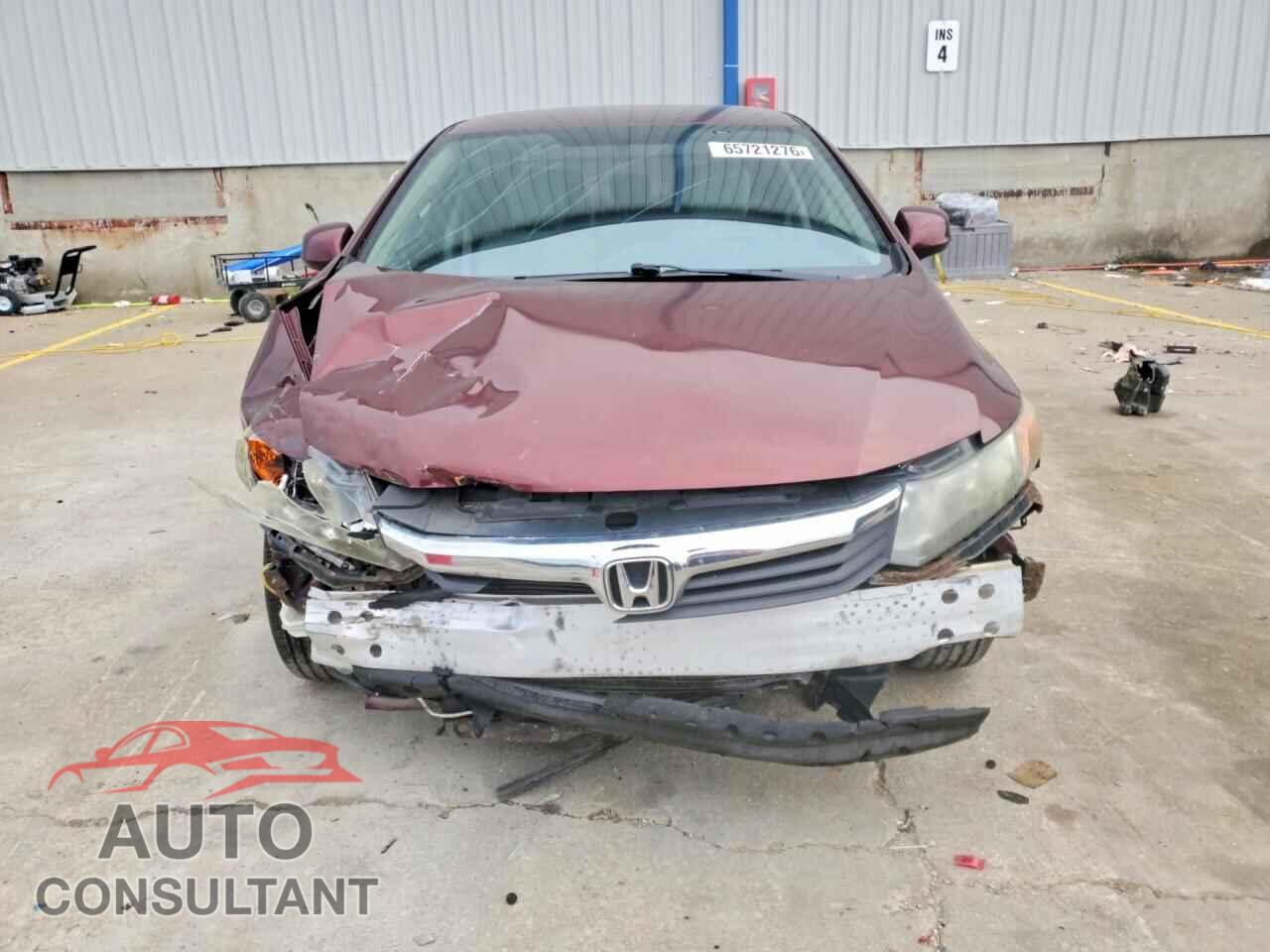 HONDA CIVIC 2012 - 19XFB2F56CE064333