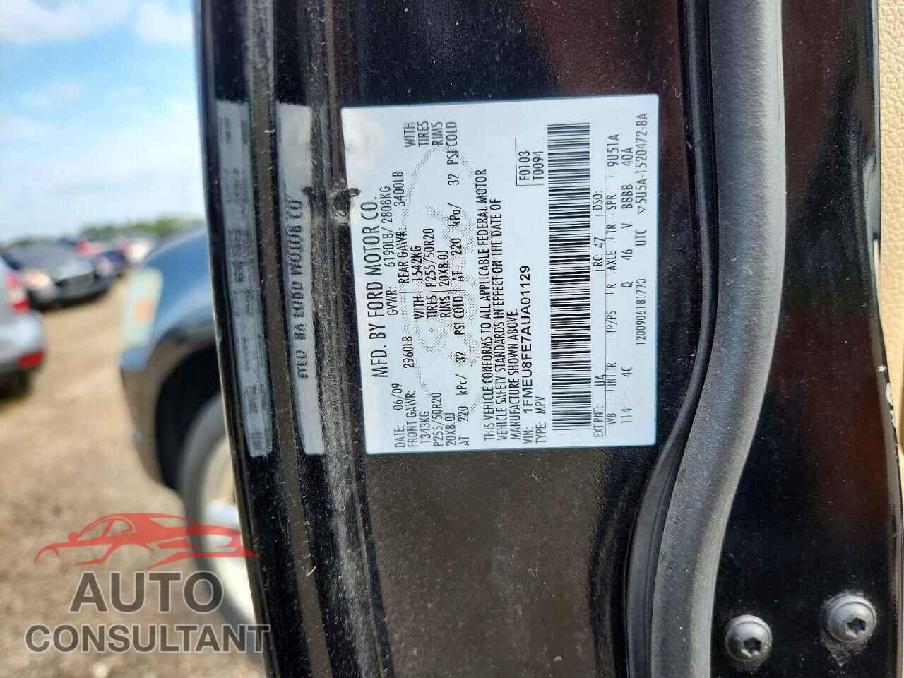 FORD EXPLORER 2010 - 1FMEU8FE7AUA01129
