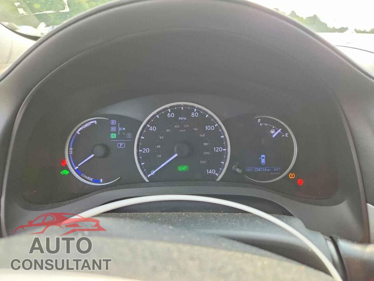 LEXUS CT 200 2012 - JTHKD5BH6C2065116