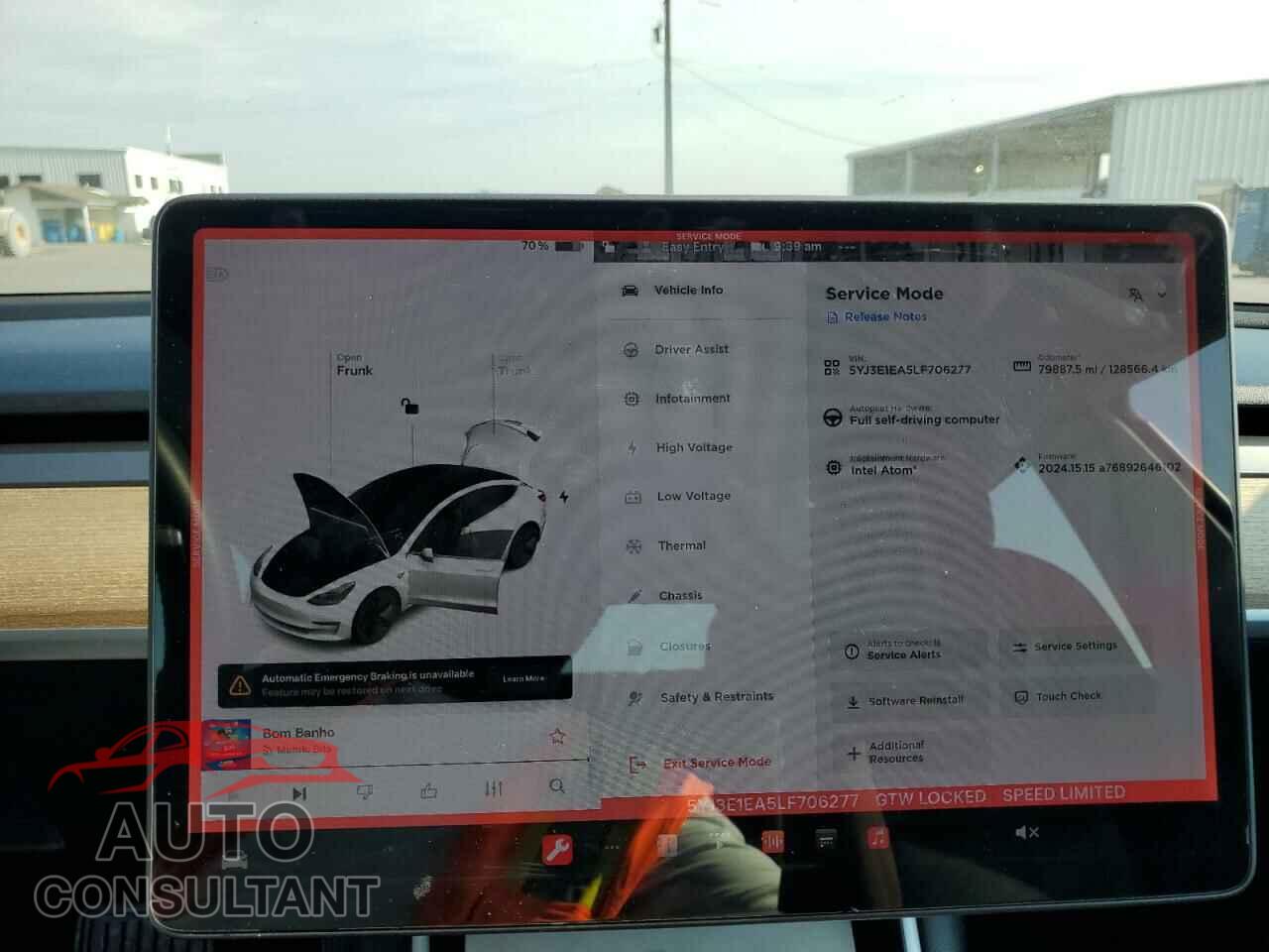 TESLA MODEL 3 2020 - 5YJ3E1EA5LF706277