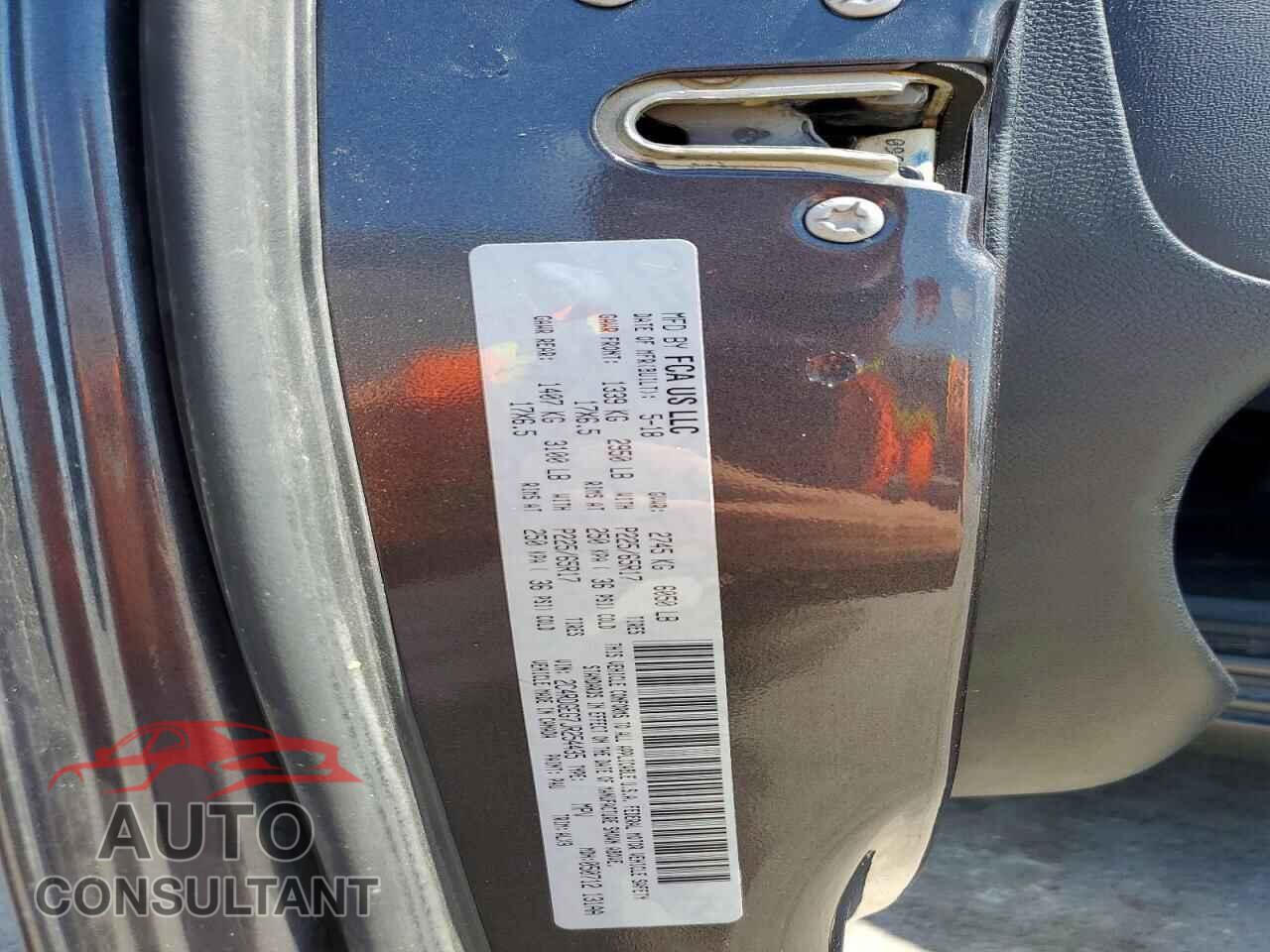 DODGE CARAVAN 2018 - 2C4RDGEG7JR254435