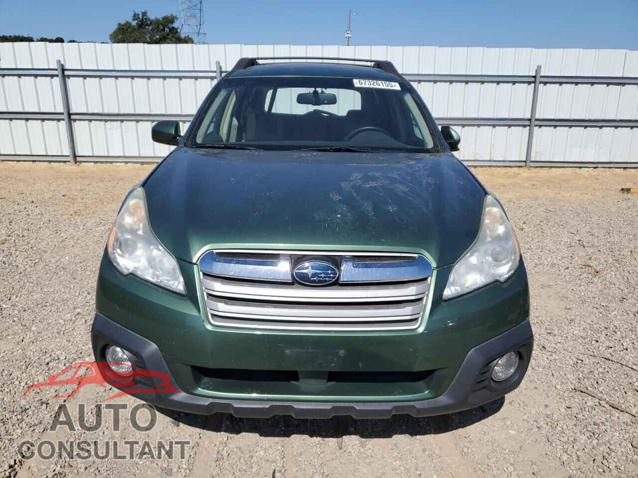 SUBARU OUTBACK 2014 - 4S4BRBCC6E1302793