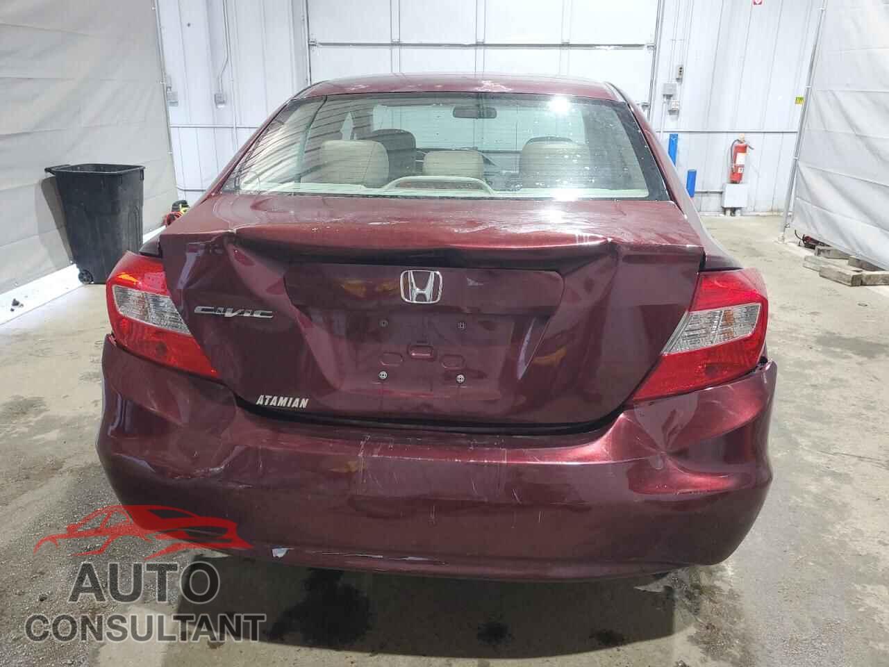 HONDA CIVIC 2012 - 2HGFB2F51CH537934