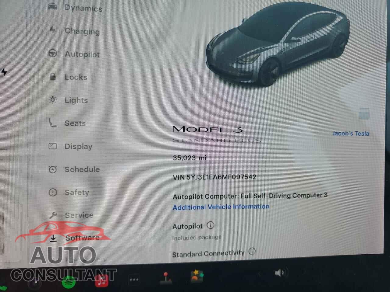 TESLA MODEL 3 2021 - 5YJ3E1EA6MF097542