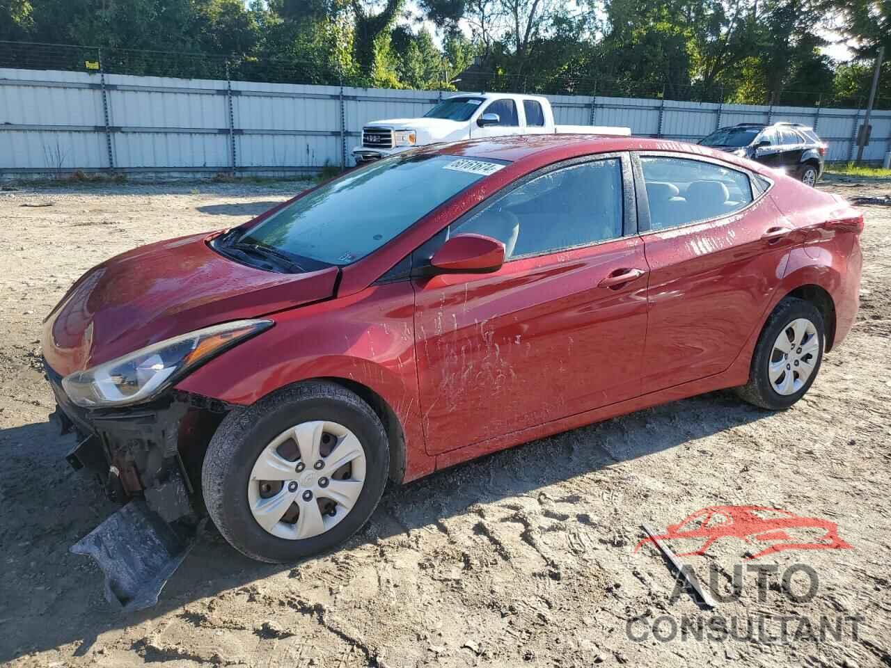 HYUNDAI ELANTRA 2016 - KMHDH4AE8GU637177