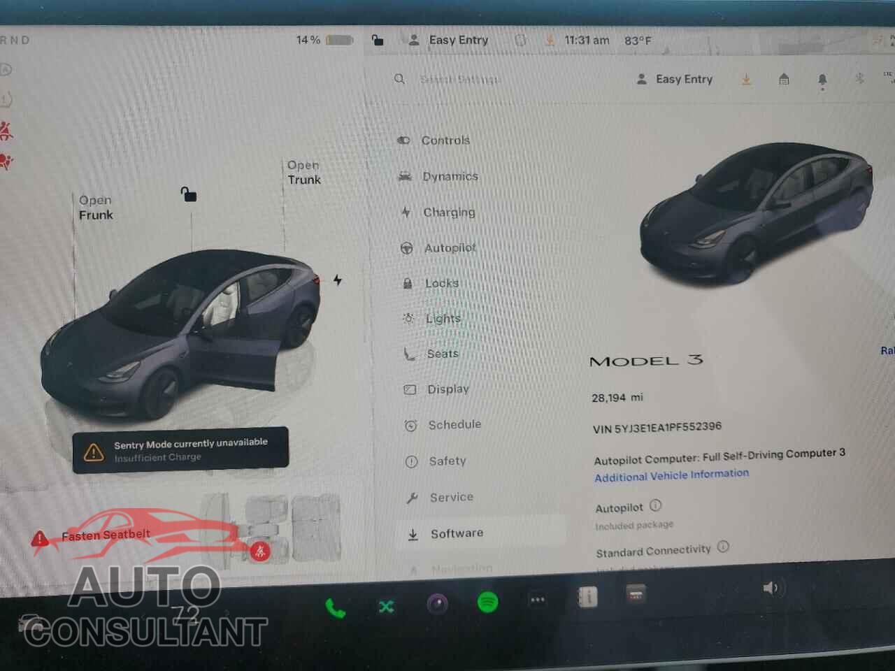 TESLA MODEL 3 2023 - 5YJ3E1EA1PF552396