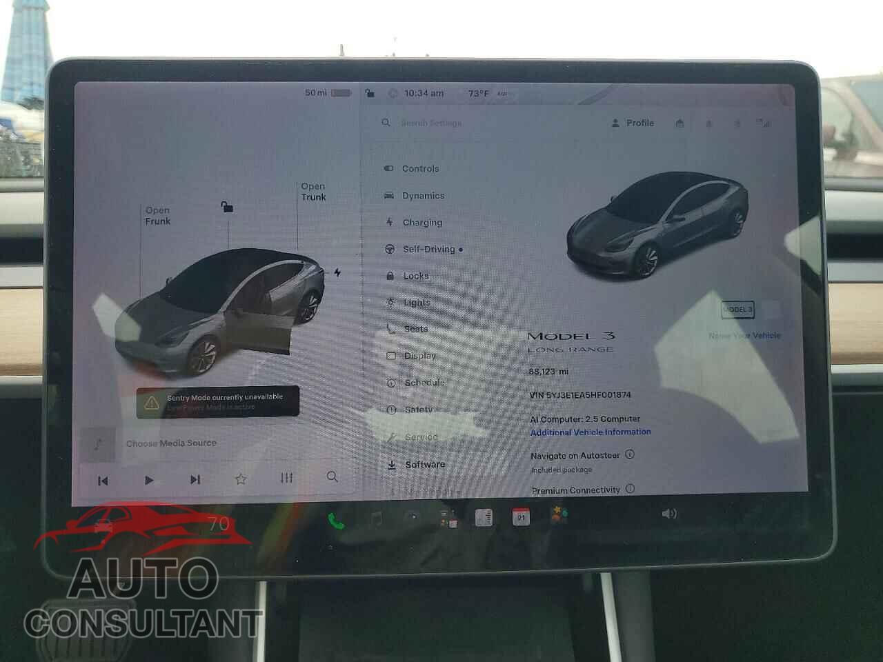TESLA MODEL 3 2017 - 5YJ3E1EA5HF001874