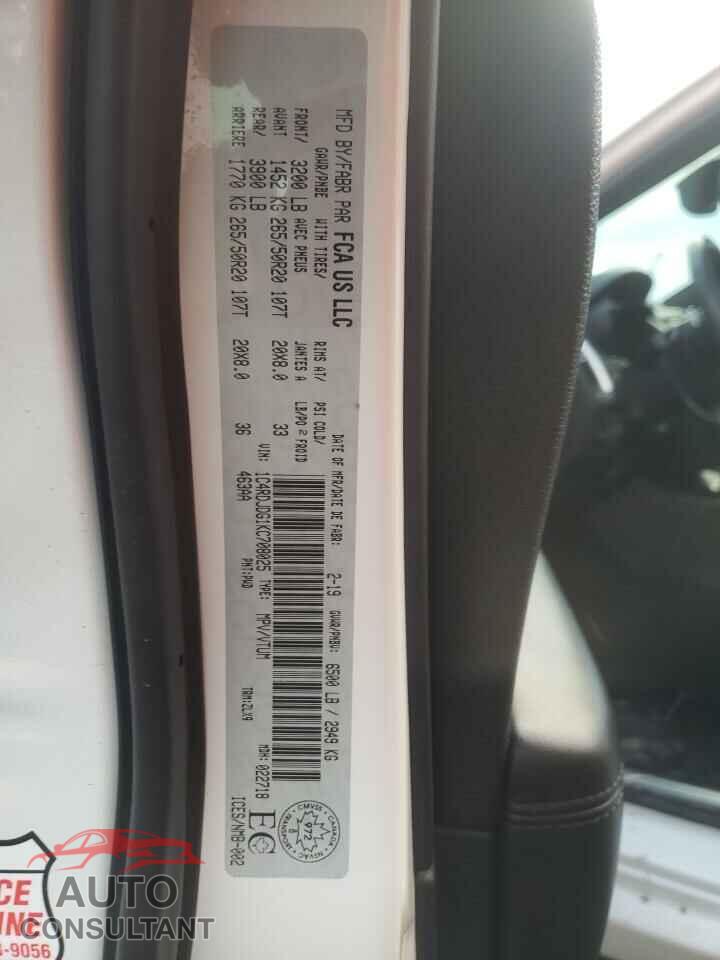 DODGE DURANGO 2019 - 1C4RDJDG1KC708025
