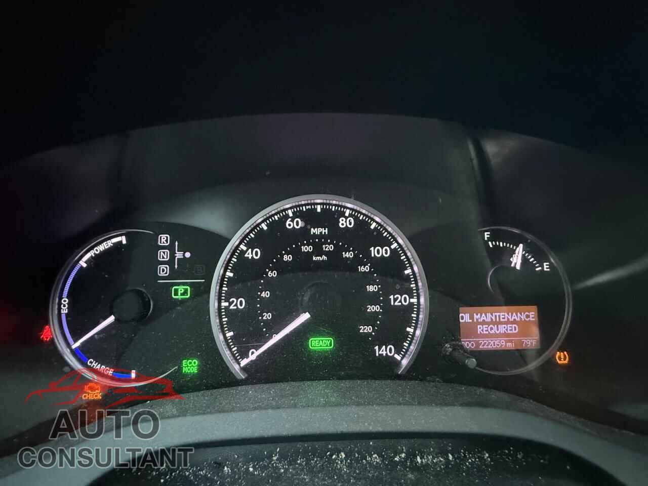 LEXUS CT 200 2012 - JTHKD5BH0C2059425