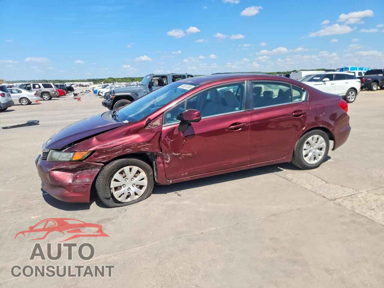 HONDA CIVIC 2012 - 19XFB2F57CE089404