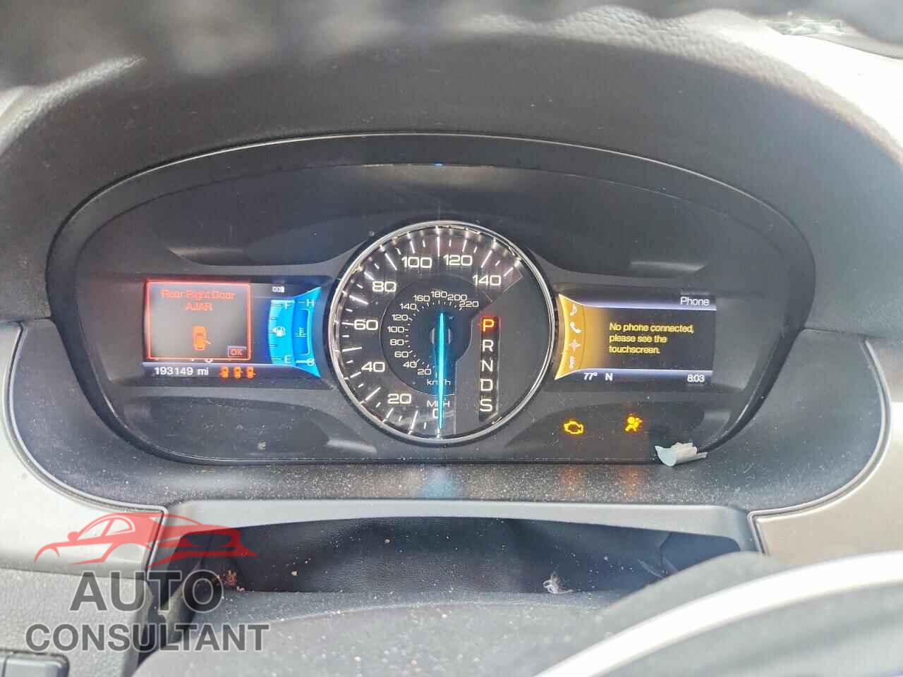 FORD EDGE 2013 - 2FMDK3AK2DBB00789