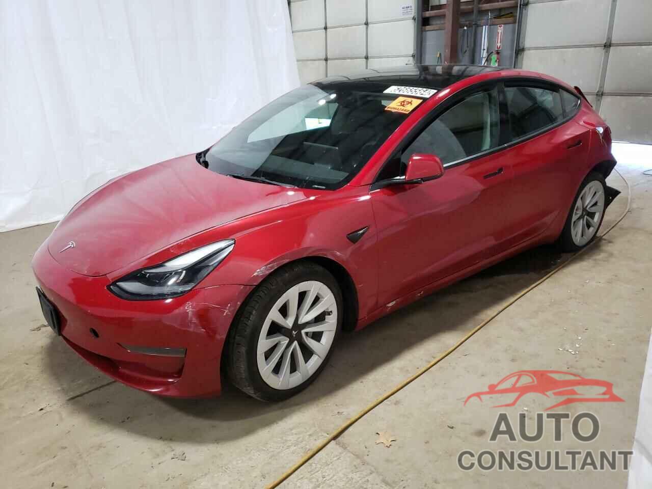 TESLA MODEL 3 2022 - 5YJ3E1EAXNF192011