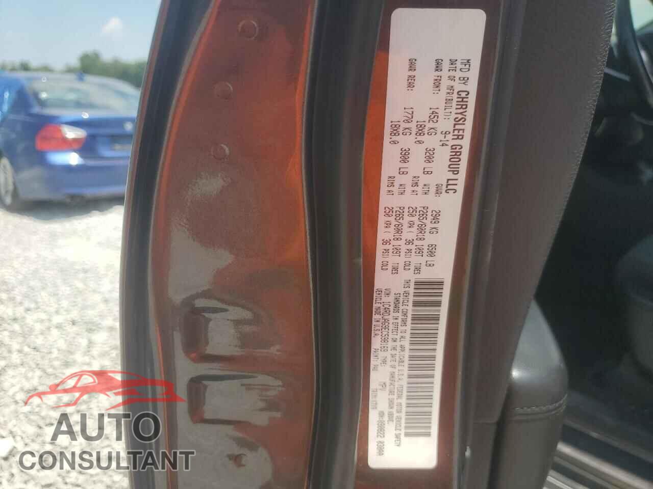 DODGE DURANGO 2014 - 1C4RDJAG9EC598169
