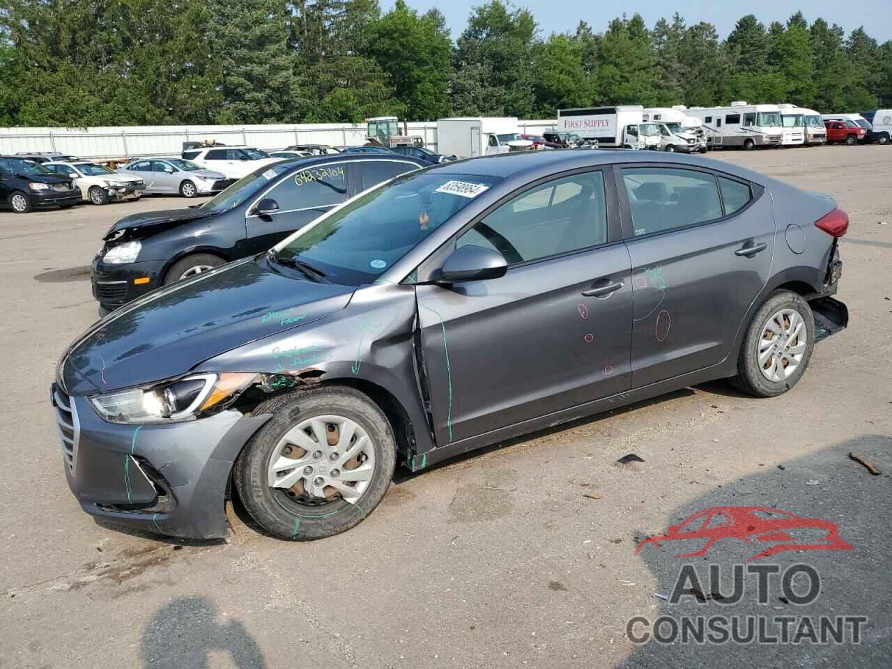 HYUNDAI ELANTRA 2018 - 5NPD74LF3JH282210