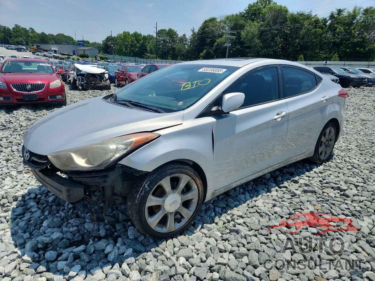 HYUNDAI ELANTRA 2012 - KMHDH4AE4CU183231