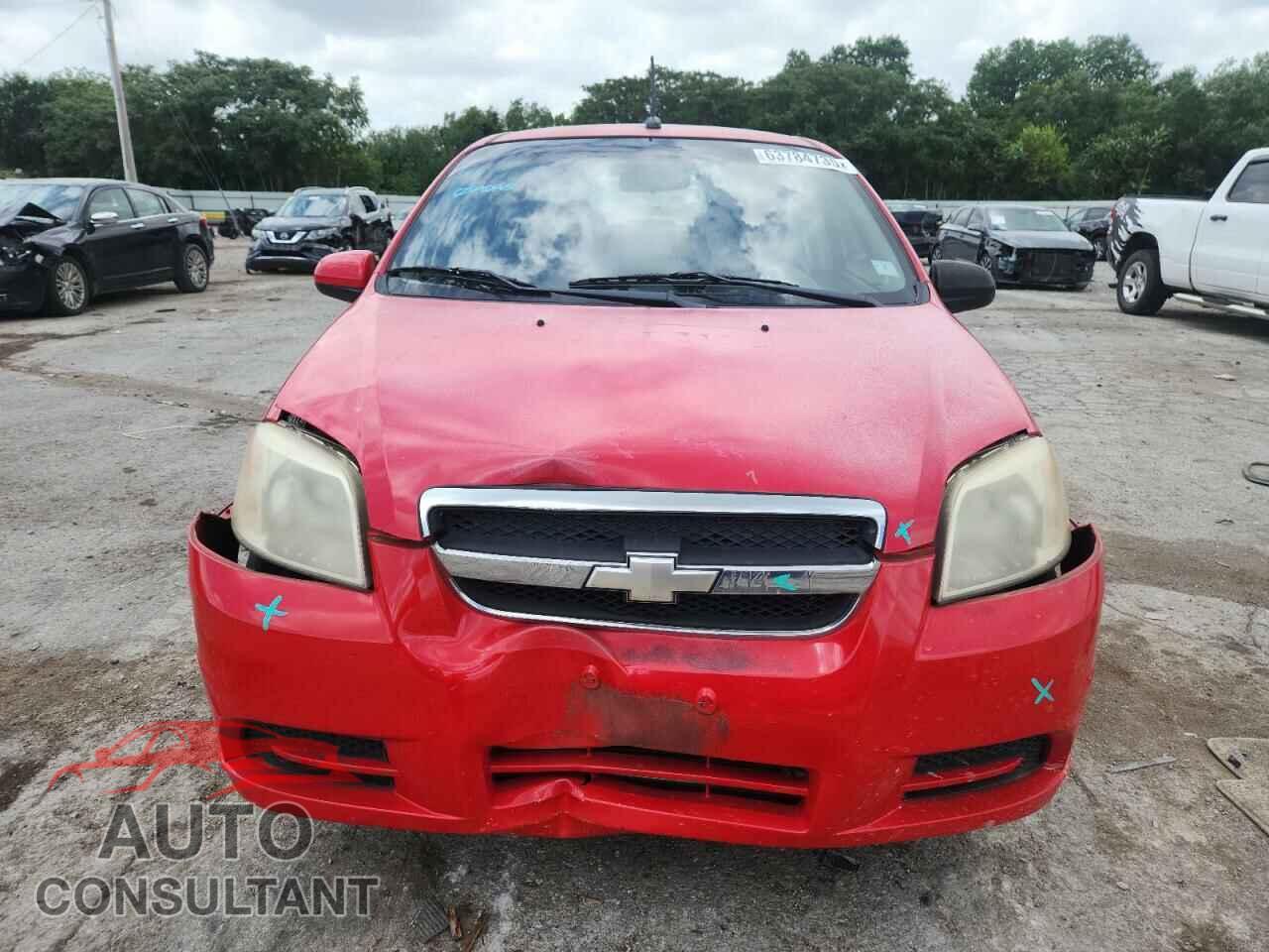 CHEVROLET AVEO 2009 - KL1TD56EX9B620638