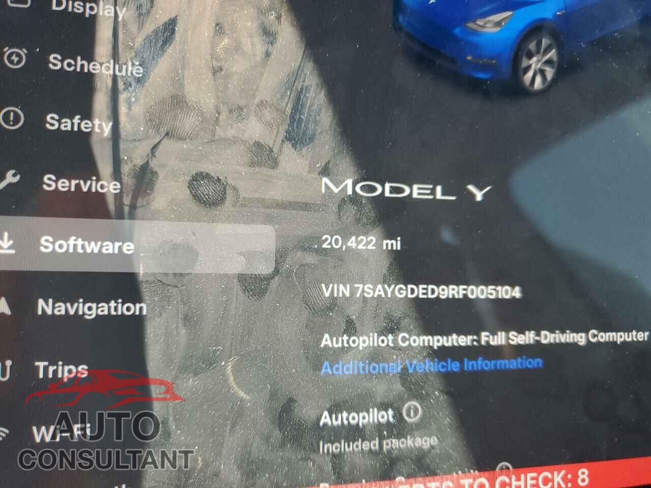 TESLA MODEL Y 2024 - 7SAYGDED9RF005104