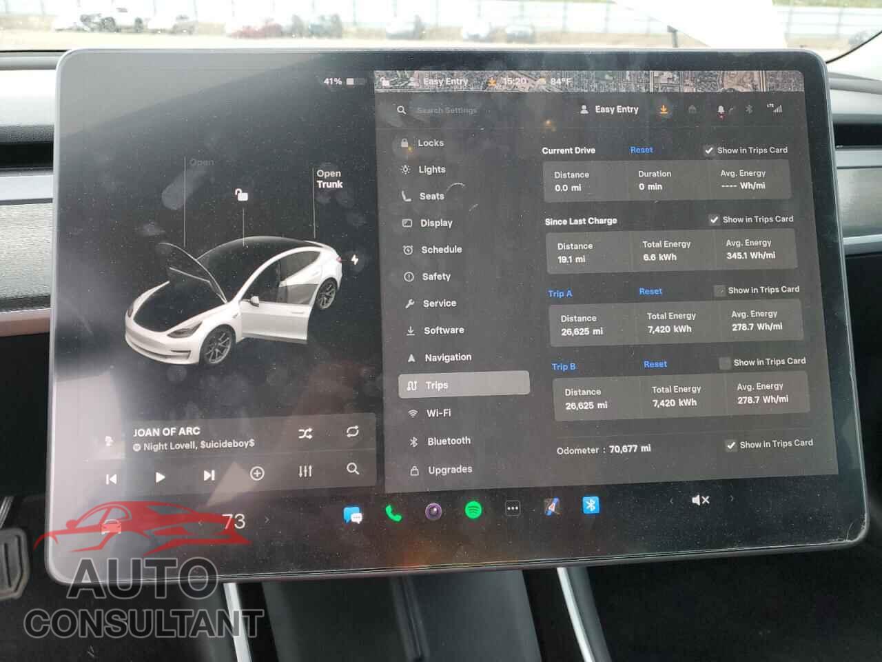 TESLA MODEL 3 2018 - 5YJ3E1EB0JF108524