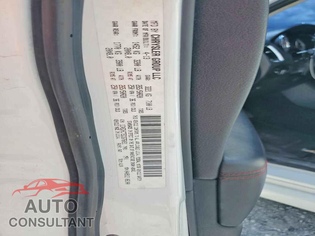 DODGE DURANGO 2013 - 1C4SDHCT5DC676031