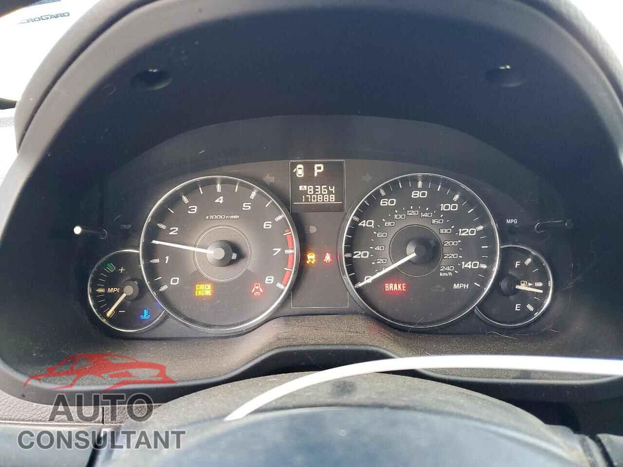 SUBARU OUTBACK 2011 - 4S4BRCAC4B3389280