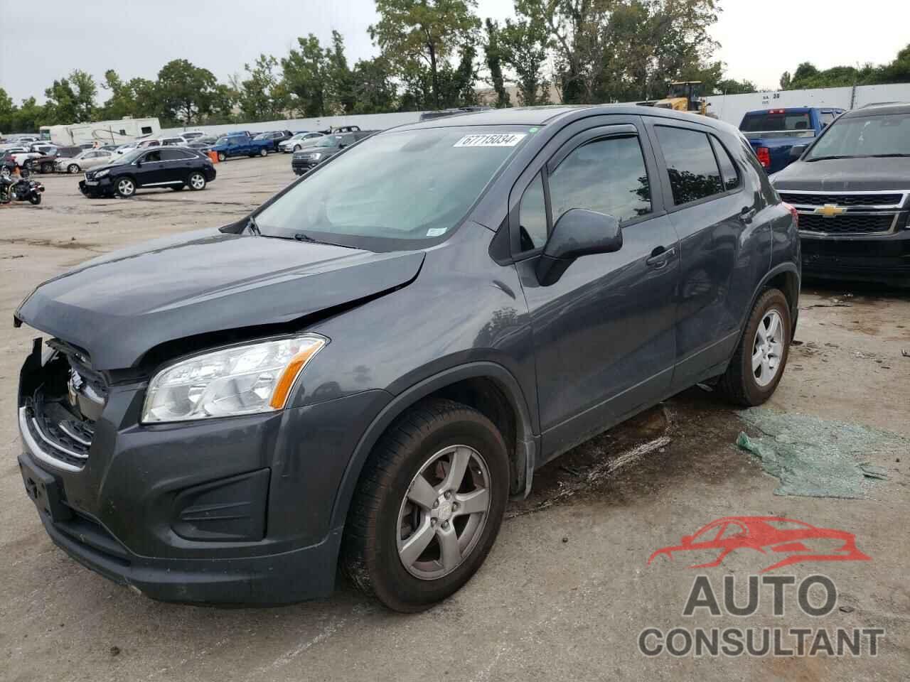 CHEVROLET TRAX 2016 - 3GNCJNSB3GL246227