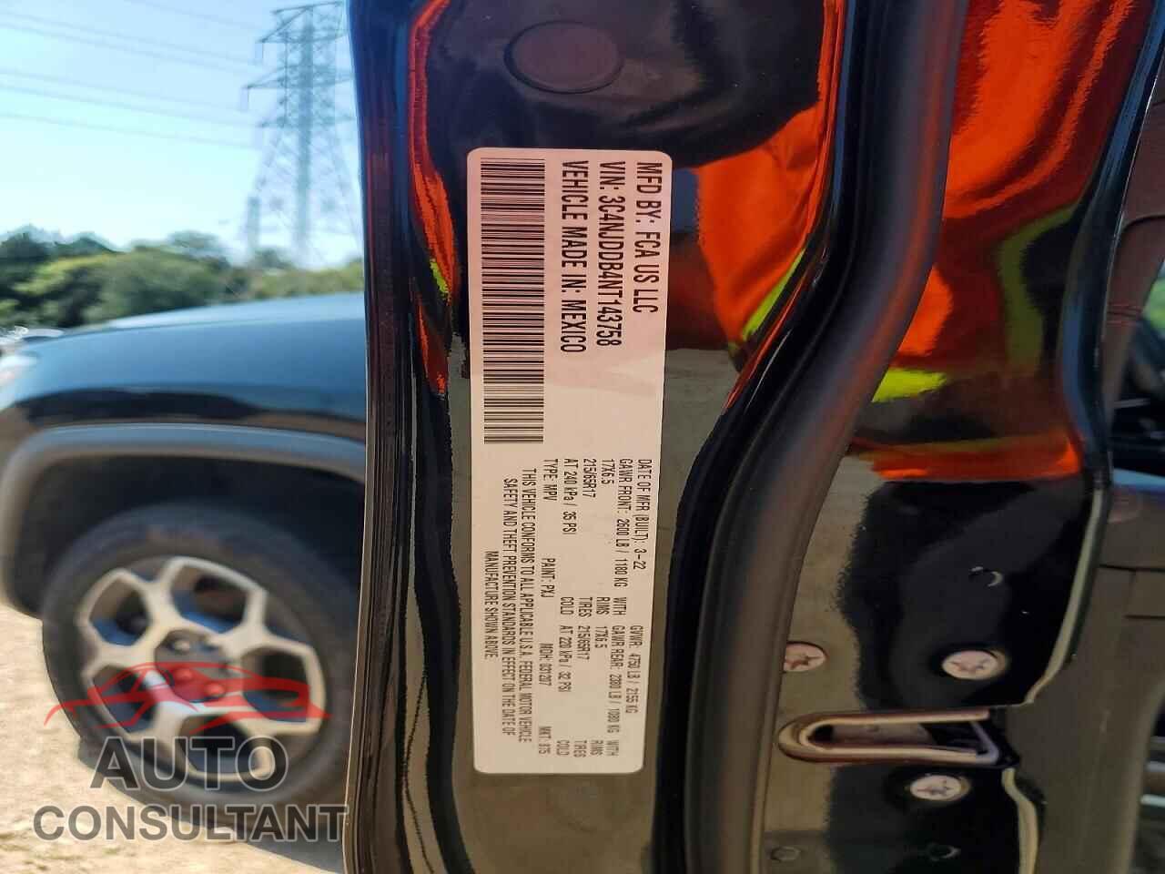 JEEP COMPASS 2022 - 3C4NJDDB4NT143758