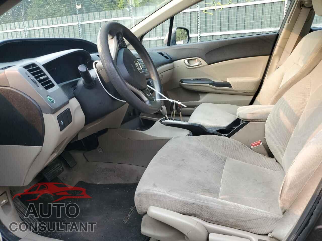 HONDA CIVIC 2012 - 2HGFB2F57CH594512