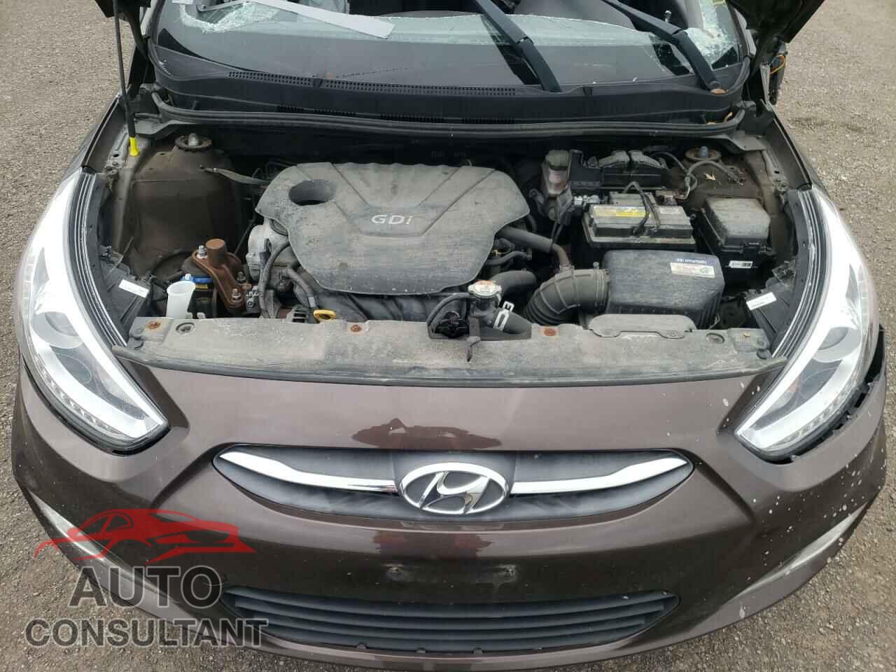 HYUNDAI ACCENT 2016 - KMHCU5AE1GU284357