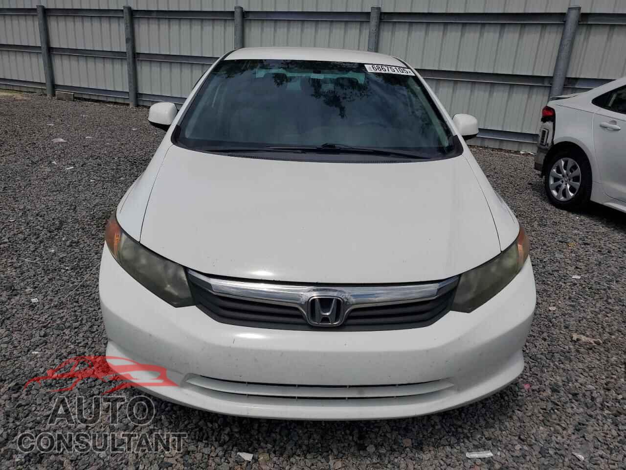 HONDA CIVIC 2012 - 2HGFB2F63CH315856