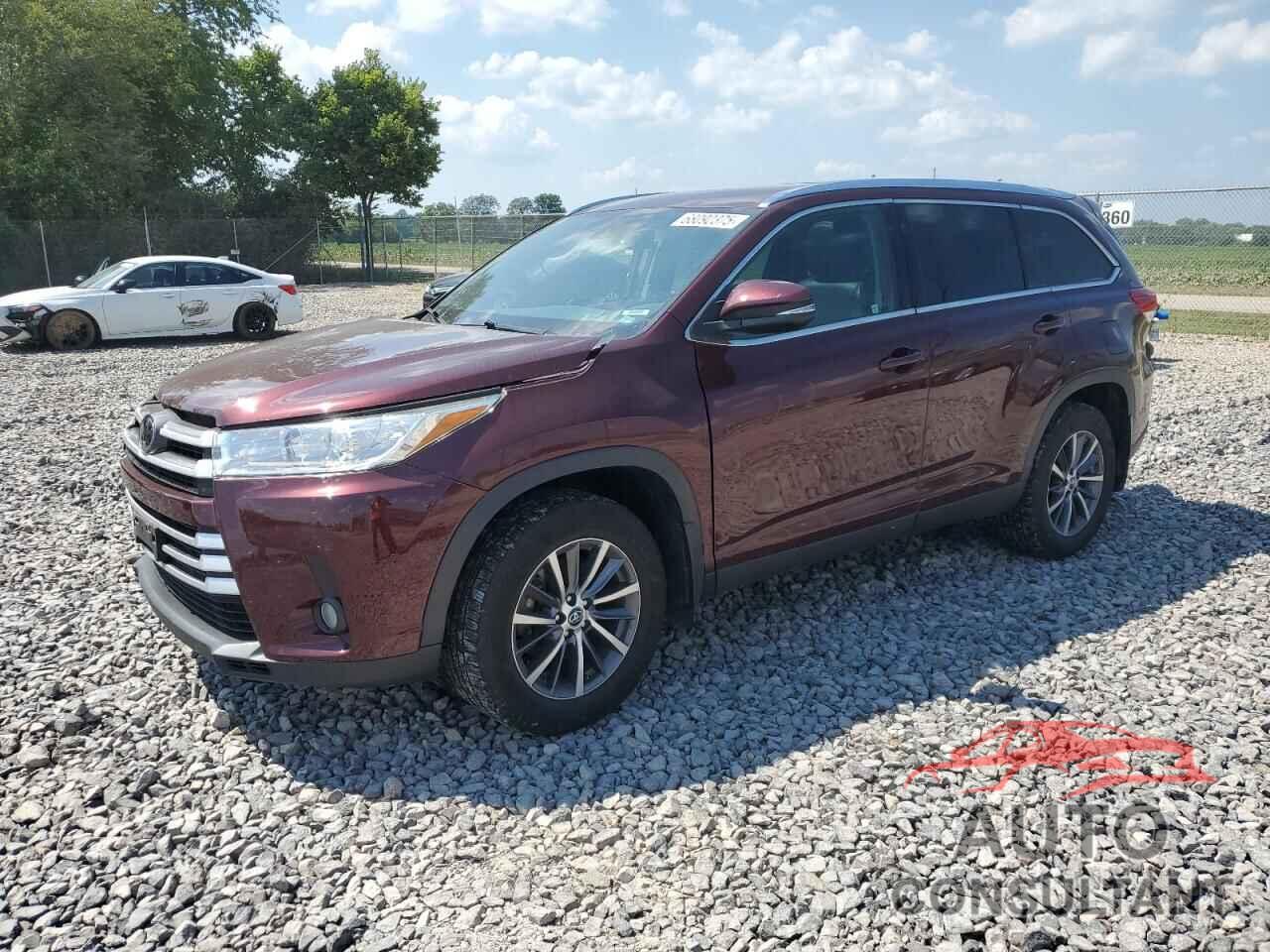 TOYOTA HIGHLANDER 2019 - 5TDJZRFH0KS926653