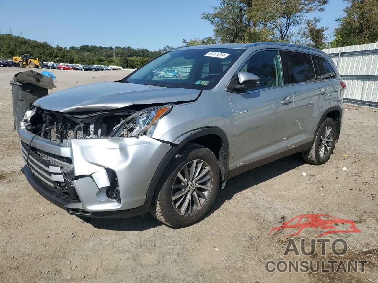 TOYOTA HIGHLANDER 2019 - 5TDJGRFH6KS074444