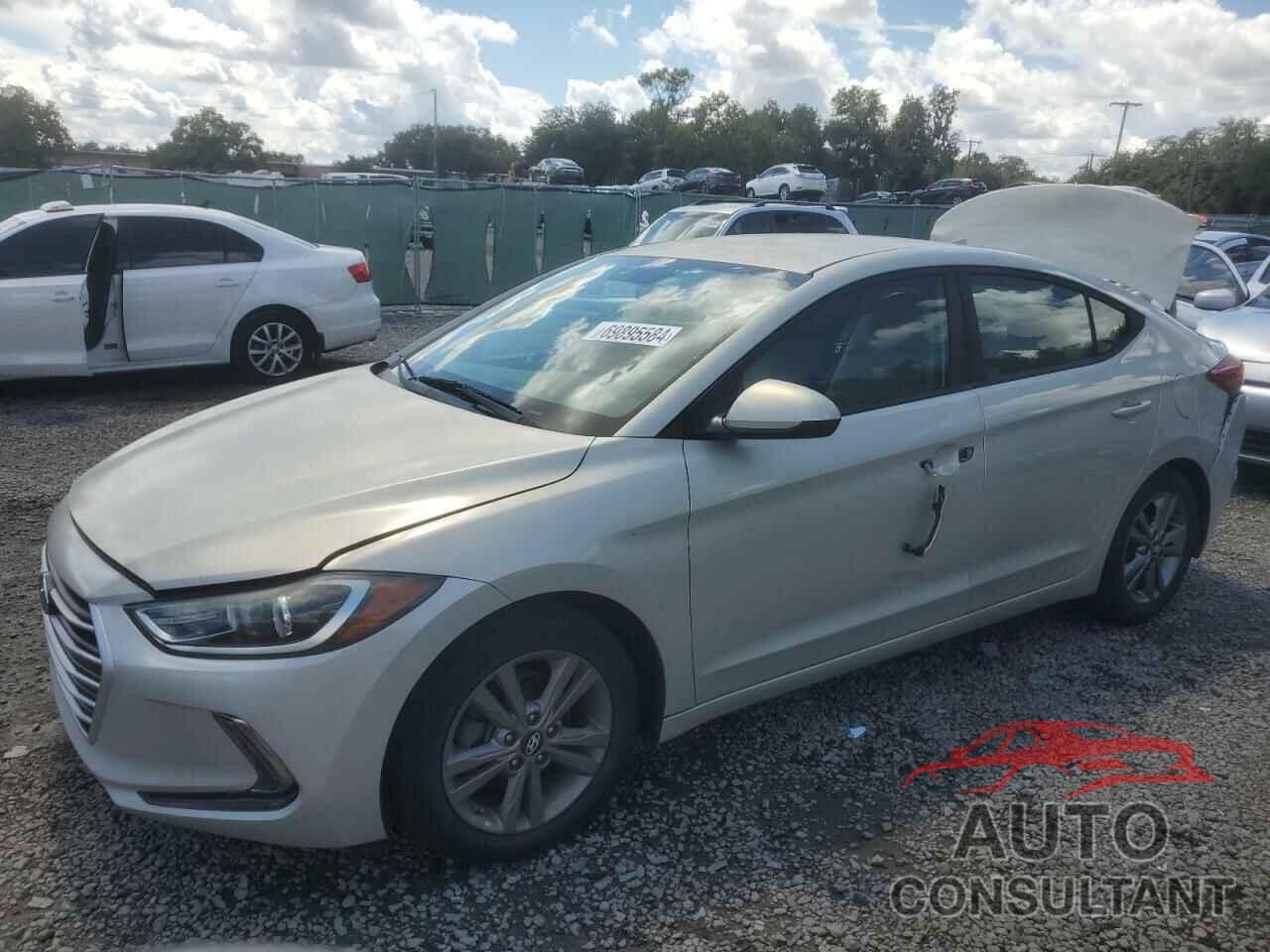 HYUNDAI ELANTRA 2017 - KMHD84LF3HU177546