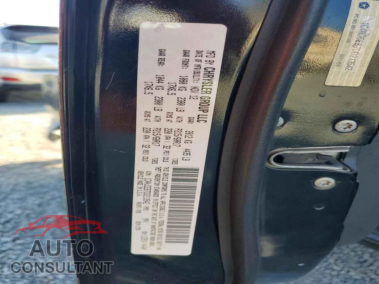 JEEP COMPASS 2013 - 1C4NJCEB7DD213542