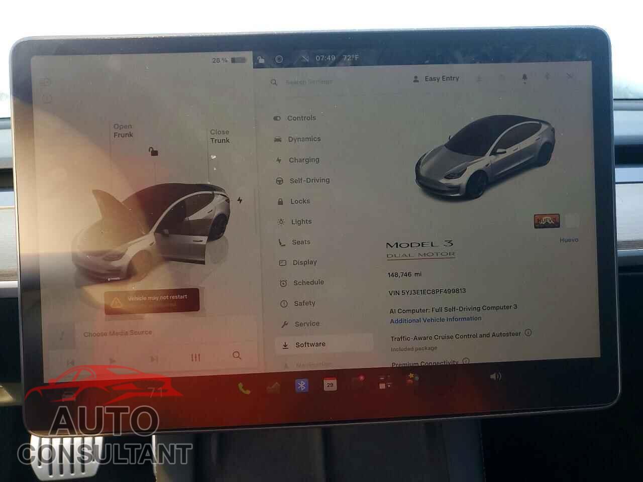 TESLA MODEL 3 2023 - 5YJ3E1EC8PF499813