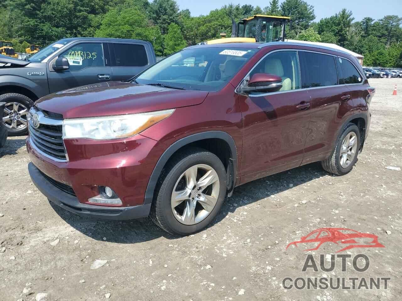 TOYOTA HIGHLANDER 2014 - 5TDDKRFH7ES025429