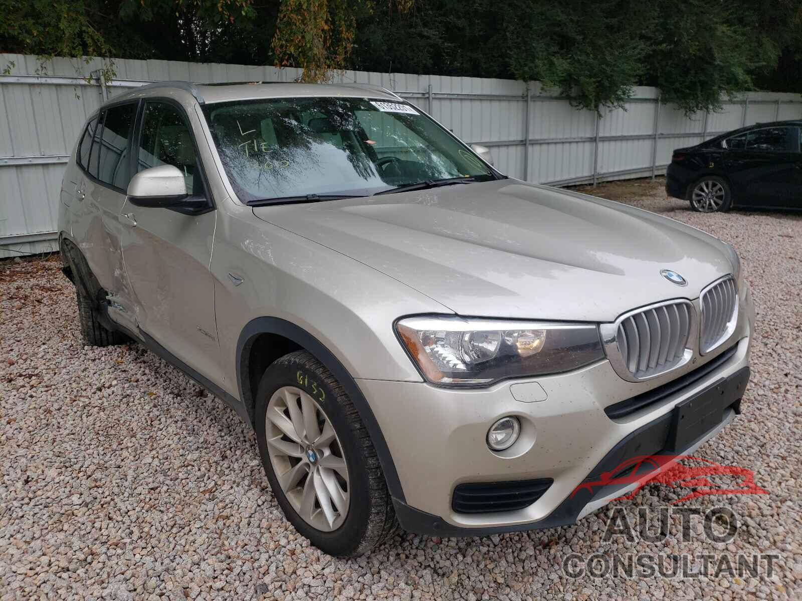 BMW X3 2016 - 5UXWX9C53G0D72073