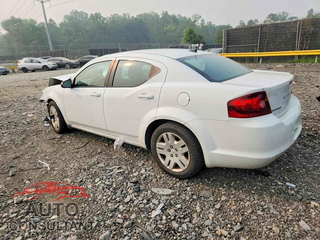 DODGE AVENGER 2012 - 1C3CDZAB5CN224513