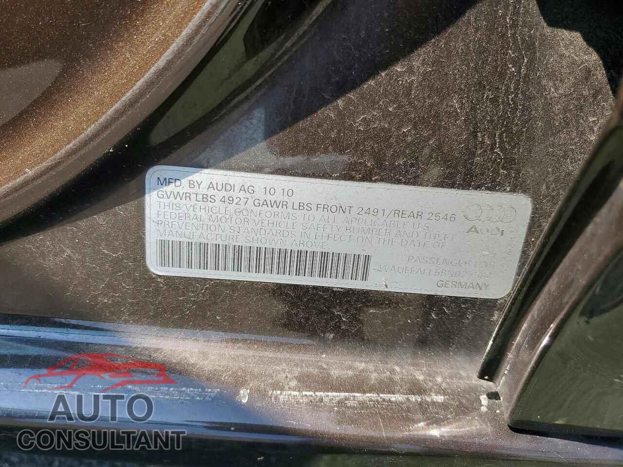 AUDI A4 2011 - WAUFFAFL5BN027584