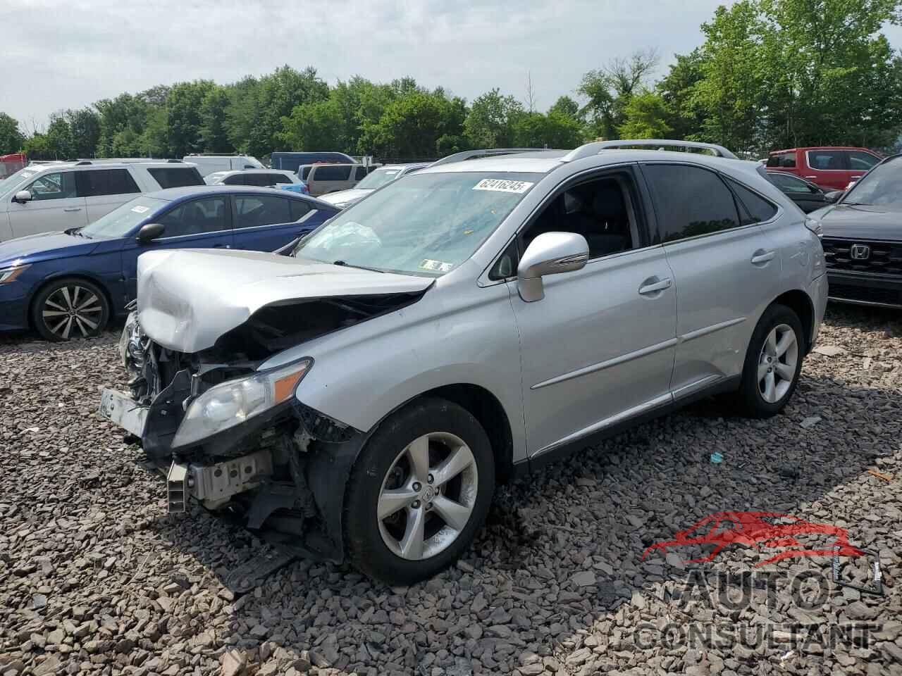 LEXUS RX350 2010 - 2T2BK1BA7AC038861