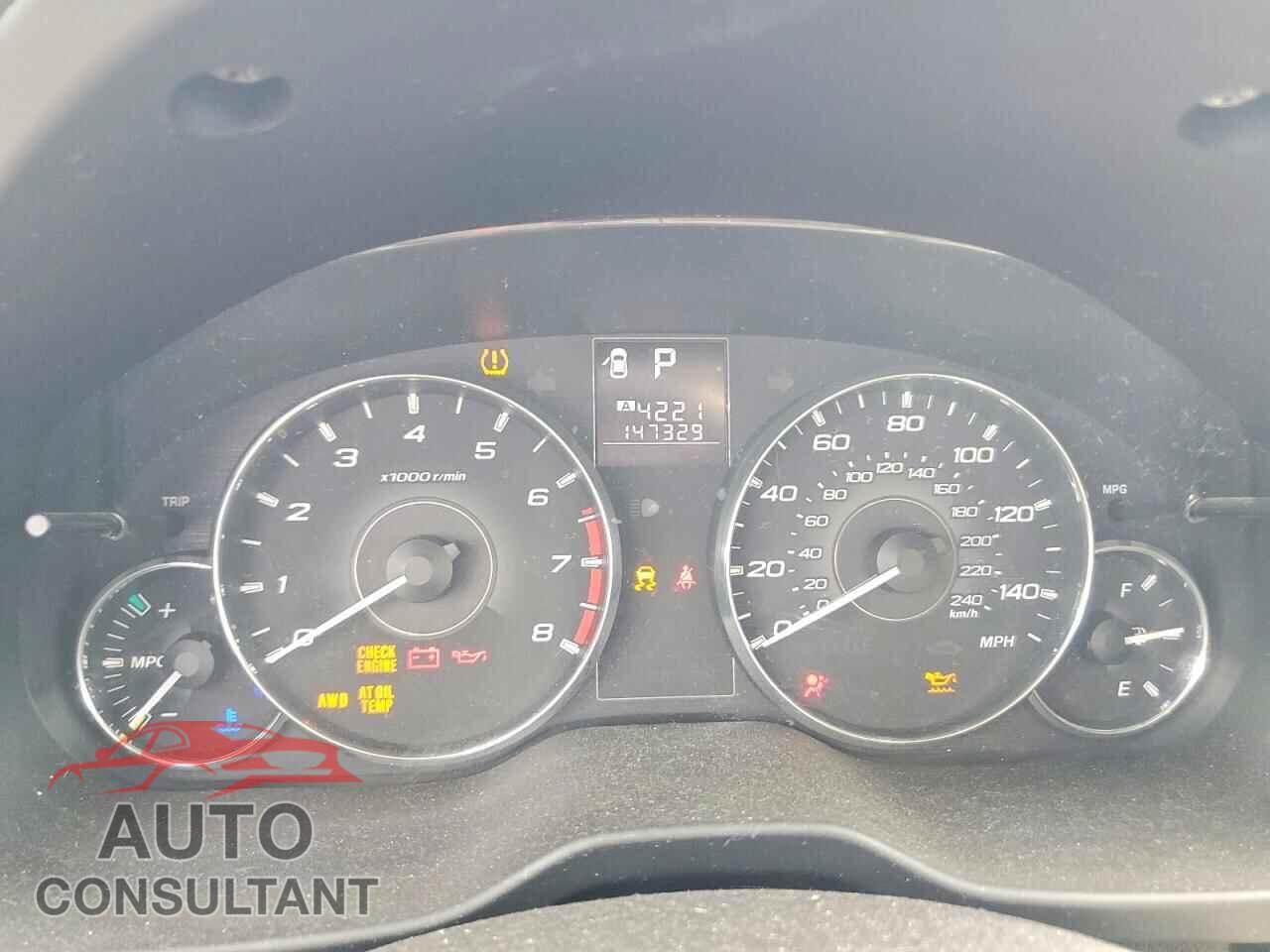 SUBARU OUTBACK 2012 - 4S4BRCCC7C3282447