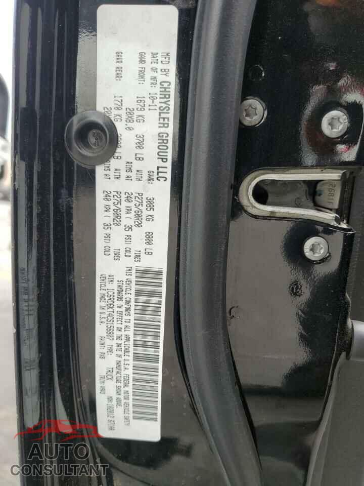 DODGE RAM 1500 2012 - 1C6RD6KT4CS156807