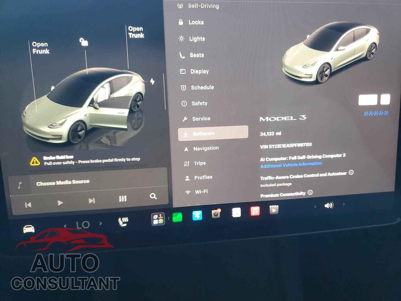 TESLA MODEL 3 2023 - 5YJ3E1EA5PF697151