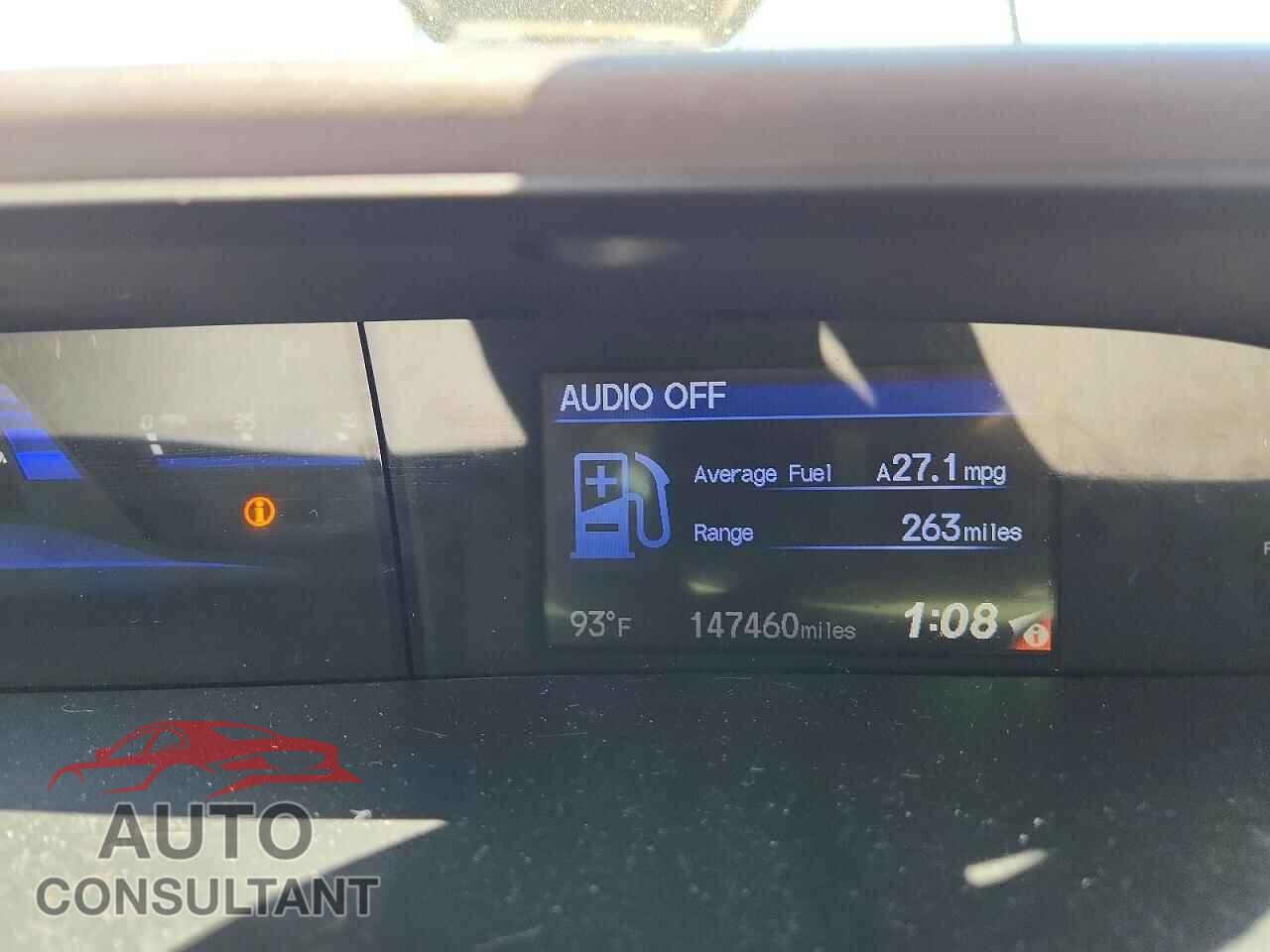 HONDA CIVIC 2012 - 19XFB2F84CE348800