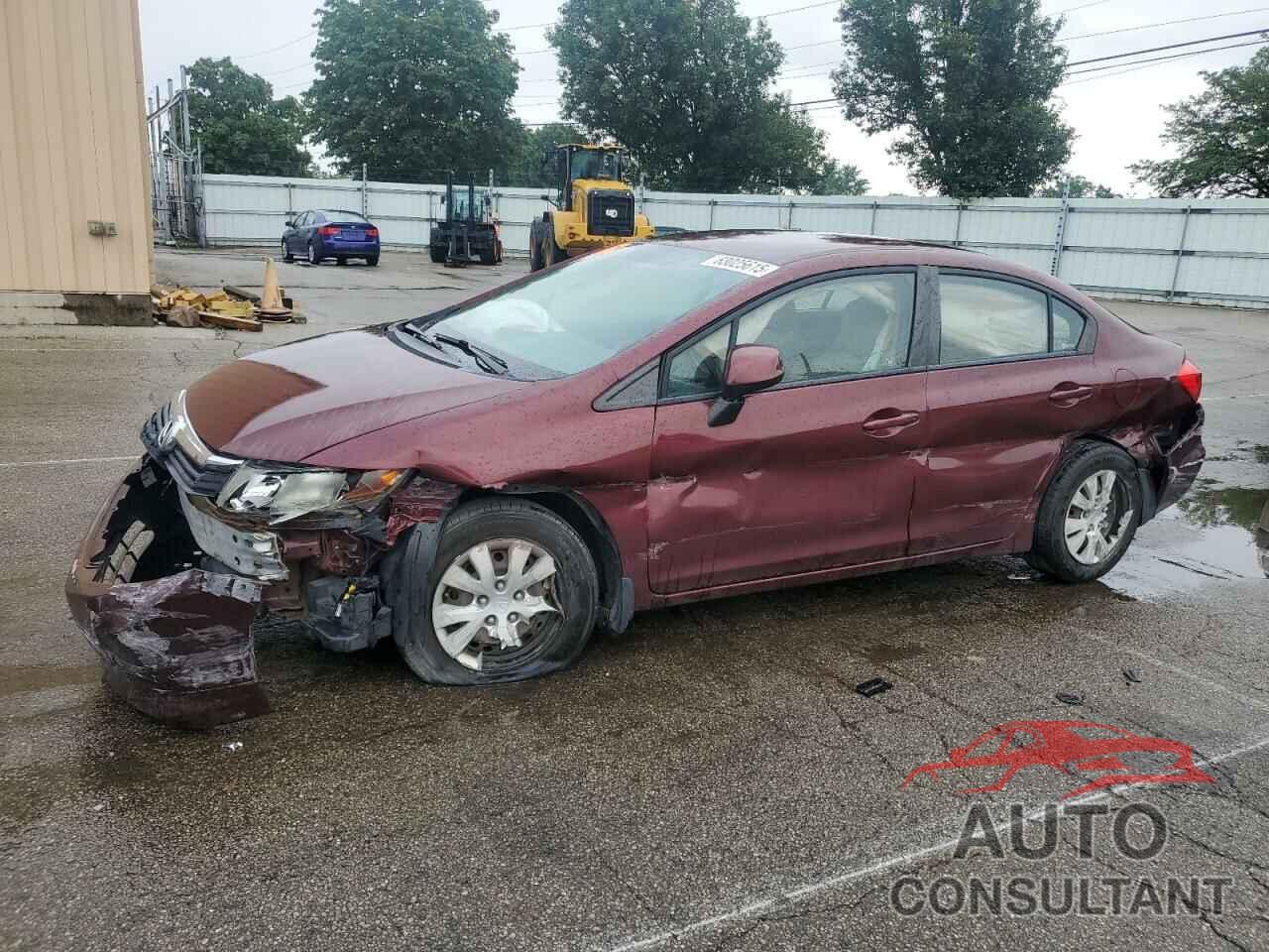 HONDA CIVIC 2012 - 2HGFB2F54CH533280