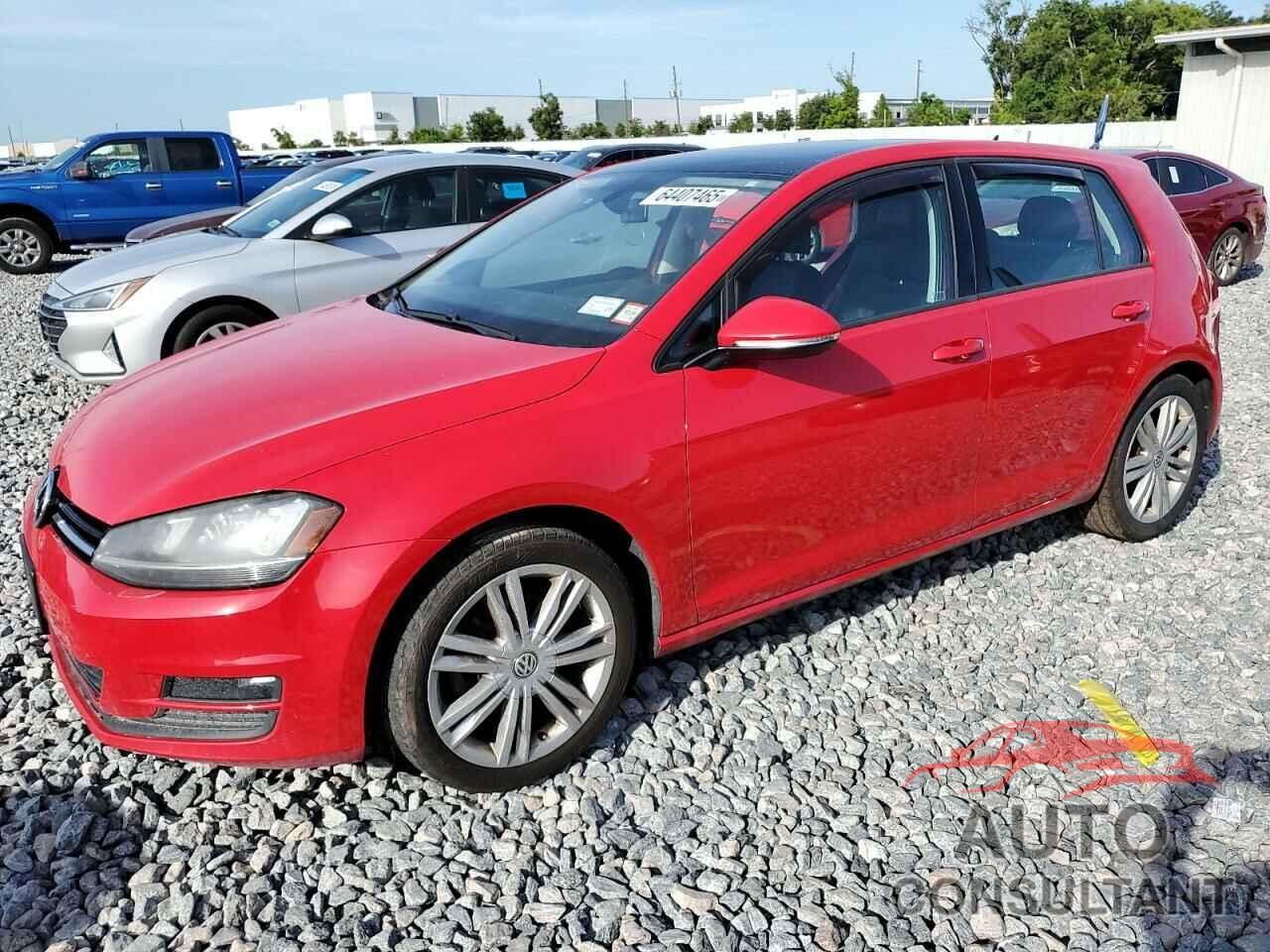 VOLKSWAGEN GOLF 2015 - 3VW2A7AU8FM021360
