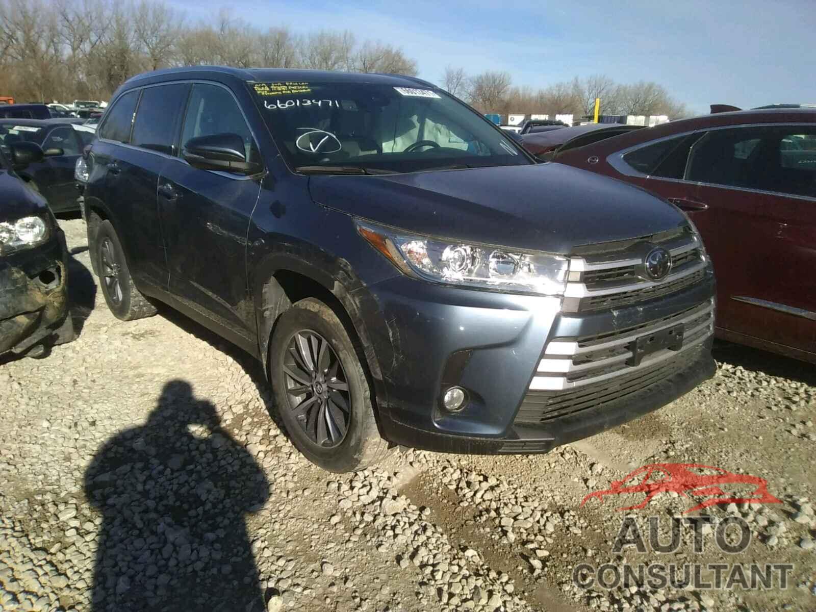 TOYOTA HIGHLANDER 2019 - 5TDJZRFHXKS921069