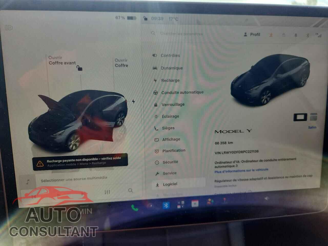 TESLA MODEL Y 2023 - LRWYGDFD6PC221138