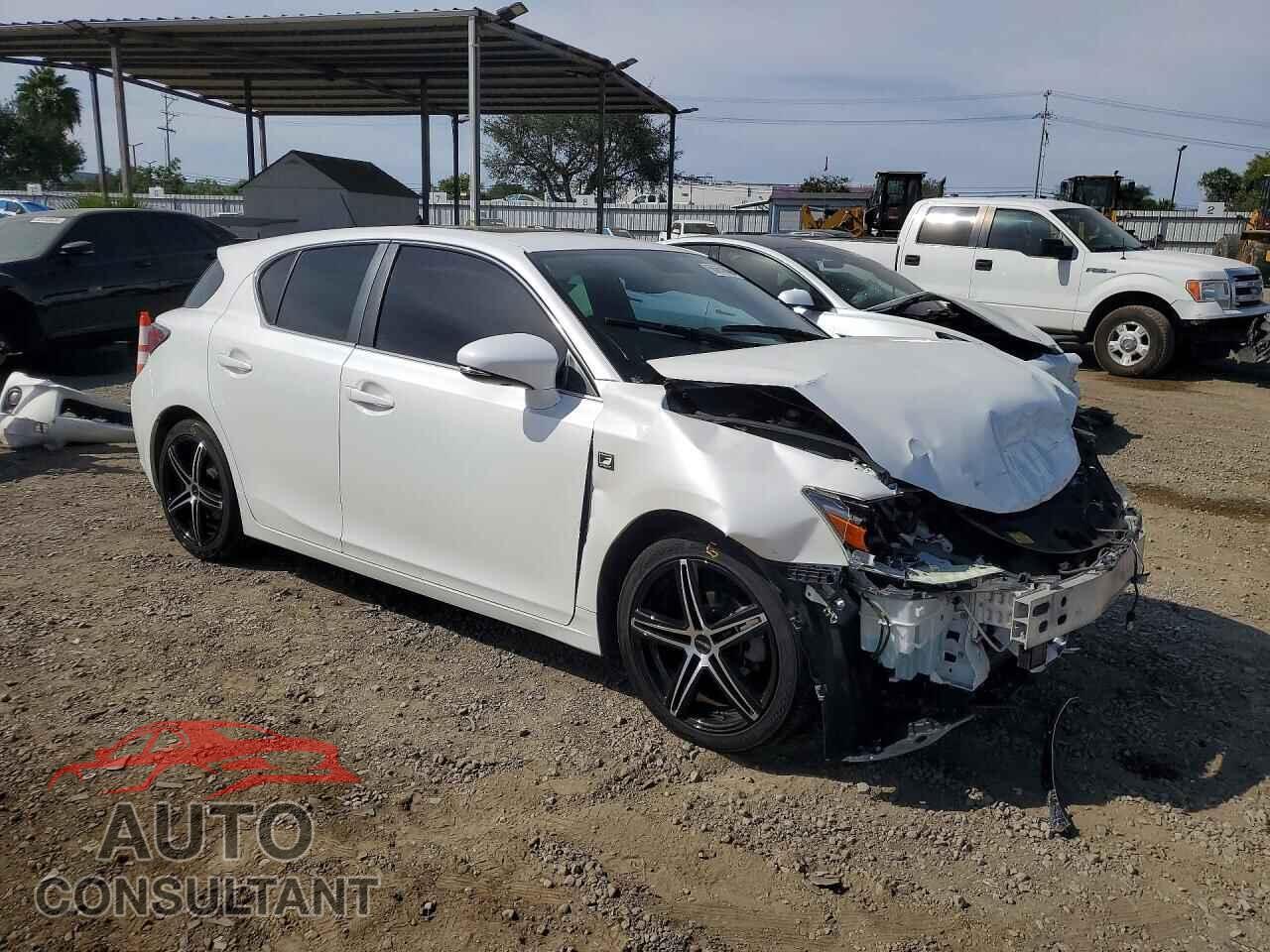 LEXUS CT 200 2012 - JTHKD5BH6C2106554