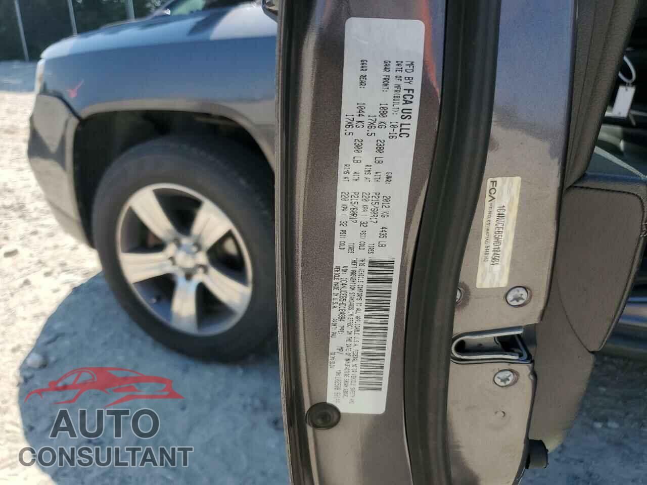 JEEP COMPASS 2017 - 1C4NJCEB5HD184984