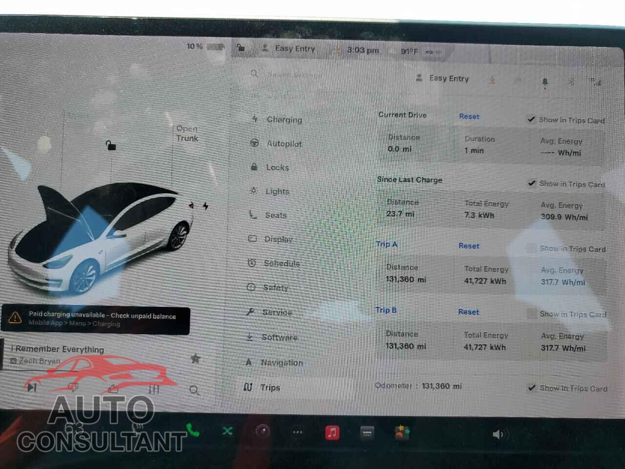 TESLA MODEL 3 2018 - 5YJ3E1EB2JF092455